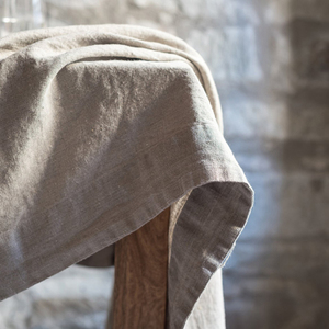 Khăn trải bàn bằng vải lanh cho khách sạn lanh lanh cho đám cưới khăn trải bàn tròn Đá rửa rắn màu Nhà bán buôn tùy chỉnh - Product Image 1