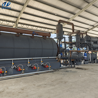 Vente directe d'usine - Machine de pyrolyse de pneus usagés entièrement automatique - Système de pyrolyse de plastique en carburant