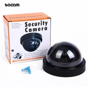 การรักษาความปลอดภัยบ้านกลางแจ้งหุ่นปลอมโดมกล้องวงจรปิดที่มีกระพริบ <span class=keywords><strong>IR</strong></span> - Product Image 2