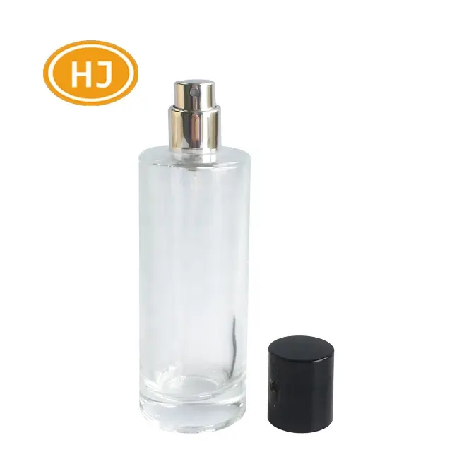 30/35/50 ml di Marca Nome Personalizza Fornitore Della Cina Vuoto Gelo Rotonda ClearGlass Bottiglia di Profumo Dello Spruzzo All'ingrosso Con tappo magnetico