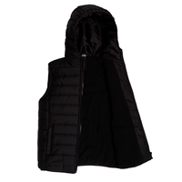 Blouson bomber sans manches pour homme avec logo personnalisé, garniture en fourrure de mouton, respirant pour l'hiver