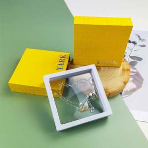 Caja de regalo ecológica con logotipo personalizado, embalaje para anillo, pendiente, collar, pulsera, relojes, joyería, caja de papel, cajas de cartón - Product Image 5