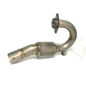 Tuyau d'échappement complet en titane pour Kawasaki KX250 KX250F 2021 2022 <span class=keywords><strong>2023</strong></span> 2024 MegaBomb tuyau d'échappement en titane tuyau de liaison avant - Product Image 1