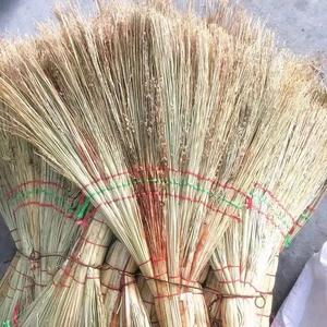 DS4891 Balai de paille de nettoyage de cuisine Balai de paille portable fait à la main Petit <span class=keywords><strong>plumeau</strong></span> Balai d'herbe d'intérieur Balais de fouet d'extérieur - Product Image 6