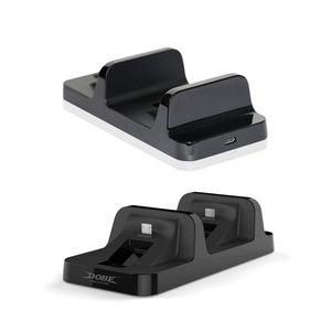 Base de Carga Doble <span class=keywords><strong>para</strong></span> Controles de <span class=keywords><strong>PS4</strong></span> Slim, Estación de Carga Inalámbrica con Diseño Delgado <span class=keywords><strong>para</strong></span> Juegos, Hecha de Plástico, Modelo TP4-002 - Product Image 3