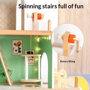 <span class=keywords><strong>Casa</strong></span> <span class=keywords><strong>de</strong></span> <span class=keywords><strong>Muñecas</strong></span> <span class=keywords><strong>de</strong></span> Madera, Mini Villa <span class=keywords><strong>de</strong></span> Juguete con Muebles, Accesorios, Luces, Simulación <span class=keywords><strong>de</strong></span> <span class=keywords><strong>Casa</strong></span>, Juguete <span class=keywords><strong>de</strong></span> Roles, Regalo <span class=keywords><strong>de</strong></span> Cumpleaños para Niños y Niñas - Product Image 3