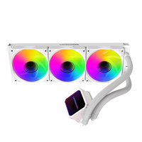 LOVINGCOOL Refroidisseur liquide de CPU AIO de haute qualité de 120mm ARGB Ventilateurs d'ordinateur pour PC de jeu INTEL LGA115X AMD Socket FM2/AM5