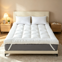 Surmatelas matelassé épais AOSEN, matelassage de type boxing, lavable en machine, avec élastiques aux quatre coins, certifié OEKO-TEX