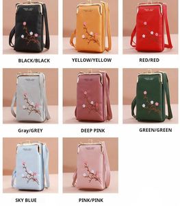 Elegante Bolsa de Celular para Mujer, Estilo Coreano, Bordada, Bandolera, con Múltiples Funciones para Teléfonos y Artículos Esenciales - Product Image 3