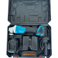 Mini-meuleuse d'angle multifonctionnelle sans balais au lithium-ion avec interrupteur à palette, machine de découpe rechargeable pour le bricolage