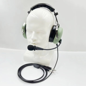 Auriculares de Alta Resistencia para Radio Bidireccional, Auriculares con Cancelación de Ruido, Auriculares de Soporte Terrestre con Micrófono PTT para Motorola Apx2000/6000 - Product Image 1