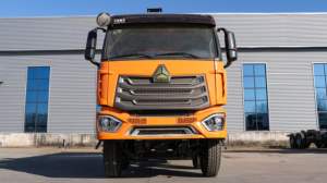 รถบรรทุกมือสอง Sinotruk Howo NX 8x4 แบบดัมพ์ พร้อมผ้าใบคลุมไฟฟ้า คุณภาพสูง ราคาดี รถบรรทุกสำหรับงานหนัก ขาย - Product Image 5