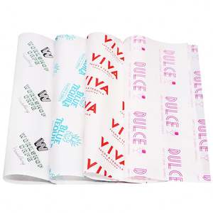 Papier d'emballage pour viande de boucher de qualité alimentaire avec logo personnalisé, papier ciré pour hamburger, papier d'emballage pour charcuterie, papier sandwich enduit de PE - Product Image 2