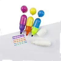 Fournisseur bas quantité minimale de commande personnalisé 9 + 1 8 + 2 marqueur magique à changement de couleur stylo de coloration pour enfants