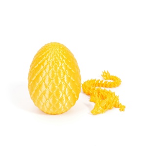 Siêu dài dịch vụ cuộc sống di chuyển 7cm rồng trứng pha lê trang trí đồ chơi mô hình giá bán buôn 3D in rồng trứng - Product Image 4