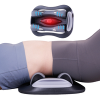 Masajeador Portátil para el Hogar para la Rigidez de la Espalda Baja y la Cintura, Soporte Lumbar con Compresa Caliente y Estiramiento Inteligente por Presión de Aire