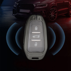 Pour <span class=keywords><strong>CITROEN</strong></span> métallique fibre de carbone motif clé de <span class=keywords><strong>voiture</strong></span> étui sac housse - Product Image 4