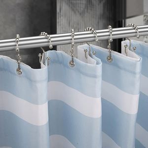 2023 Wholesale Rust-proof Waterproof High Quality Decorative Brushed Nickel Double-sided Shower <b>Curtain</b> Hooks - Product Image 6