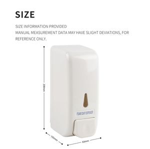<span class=keywords><strong>Dispensador</strong></span> <span class=keywords><strong>de</strong></span> jabón Manual ABS <span class=keywords><strong>de</strong></span> alta calidad <span class=keywords><strong>de</strong></span> fábrica, <span class=keywords><strong>800</strong></span> <span class=keywords><strong>ml</strong></span>, desinfectante <span class=keywords><strong>de</strong></span> manos, <span class=keywords><strong>dispensador</strong></span> <span class=keywords><strong>de</strong></span> jabón <span class=keywords><strong>de</strong></span> espuma montado en la pared prensado a mano para Hotel - Product Image 5