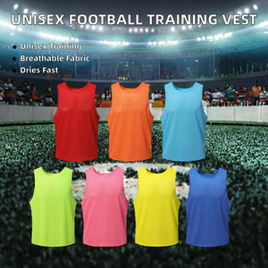 Unisex Football <b>Training</b> Vest 100% Polyester Breathable Mesh <b>Bib</b> | Soccer Practice Vest Team <b>Training</b> Uniform OEM Wholesale - Product Image 2