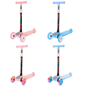 Trottinette à 3 roues portable avec lumière, plusieurs couleurs, pliable, jouet pour enfants, cadeau pour les garçons et les filles de 3 à 5 ans, étudiants - Product Image 6