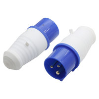 Connecteur industriel étanche à 3/4/5 broches connecteur anti-déflagrant pour l'industrie aéronautique 16A/32A mâle femelle PC 3/4/5 broches pour l'alimentation