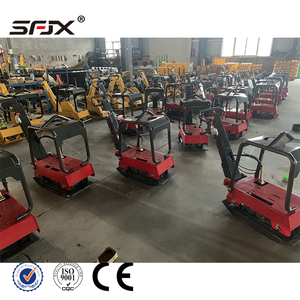 เครื่องบดอัดดินแบบสั่นสะเทือน SPJX สีแดง ใช้เชื้อเพลิงเบนซิน สำหรับงานก่อสร้างถนน - Product Image 6