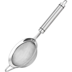 Coladores de malla fina de acero inoxidable para cocina, colador-espumadera con mango, tamices para alimentos, té, arroz, aceite y frutas - Product Image 1