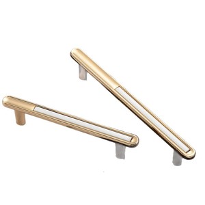 Furniture Handle Bar Gold Zinc Alloy Minimalist Drawer Cabinet <b>Door</b> Durable - Product Image 5