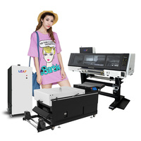 LEAF Usine Vente Directe A1 60cm DTF Imprimante Coton Textiles I3200 Tête D'impression Multifonctionnelle Numérique A3/A4 Dimension D'impression