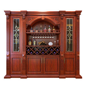 Duoou מותאם אישית עץ מלא אירופאי בסגנון סיני דלת ארון מטבח/חדר אוכל ביתי - Product Image 5