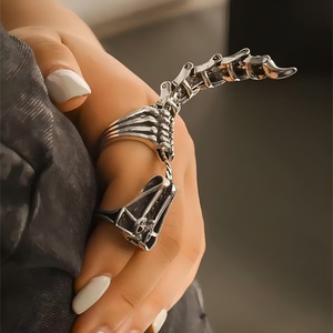 Anillo Retro de Escorpión Móvil, Estilo Punk Hip-hop, Anillo Abierto para Hombre, Venta al por Mayor, Anillo de Aleación para Hombre y Mujer, Joyería de Moda - Product Image 2