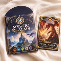Jeu de cartes mystiques fantastiques de qualité supérieure, cartes à collectionner avec enveloppes, jeu de cartes à collectionner pour les acheteurs en gros