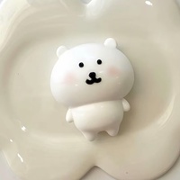 Jouet Squishy Ours à Rebond Lent, Cadeau Anti-Stress, Petit Jouet à Texture Crémeuse, Gadget Mignon et Relaxant