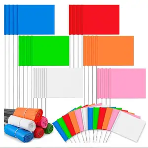 Marking Marker Survey Flags for Lawn Yard Flags for Lawn Irrigation Landscape Fence Sprinkler Flag