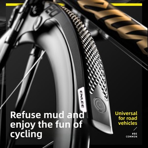 Freno de disco de plástico de bicicleta de carretera de grava de bicicleta de melón creativo ligero ajustable y guardabarros BMX con guardabarros - Product Image 1