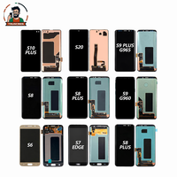 LCD HP untuk Samsung Galaxy S7 S8 S9 Edge Plus S10 S20 Plus S20U S21 S22 S23 Ultra Plus Layar Sentuh