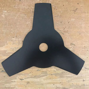 Lame de débroussailleuse, scie circulaire à 3 dents en acier inoxydable argenté, accessoires pour tondeuse à gazon, largeur de coupe de 10 pouces, alimentée à l'essence - Product Image 5