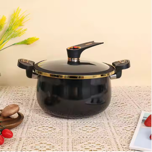 Soupe à micro pression classique et marmite en métal émaillé en céramique pour cuisinière à gaz et à <span class=keywords><strong>induction</strong></span> avec couvercle - Product Image 6