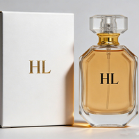 Flacon de parfum personnalisé sérigraphié 30ml 50ml 100ml rechargeable en verre cristal unique avec bouchon couronne et emballage de luxe sur mesure