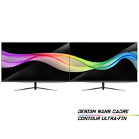 Logo OEM 24 pouces 120Hz 1K Gaming PC Monitor Interface DP Nouveau bureau plat