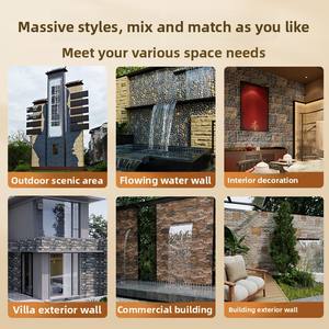Pierre Culturelle PU pour Mur Extérieur, Panneau Décoratif en Briques, Pierre Culturelle PU, Imitation Pierre, Mur de Fond, Cour Extérieure, Nouveau - Product Image 2
