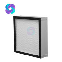 Filtros de panel H13/H14 Mini plisado HEPA/ULPA para uso hospitalario para filtración de aire de alta eficiencia