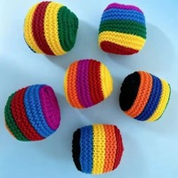 Promoción de Venta al por Mayor de Fábrica: Hacky Sack Tejido de Algodón para Niños, con Logotipo Personalizado, para Patinar con el Balón