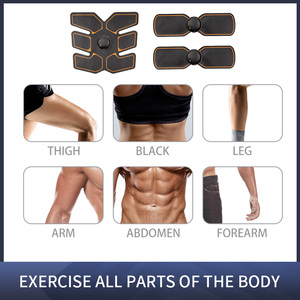 Control remoto inalámbrico portátil Muscle Abs Abdominal Trainer Accesorios de masaje deportivo Carga inalámbrica Body Sport Massager - Product Image 2