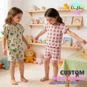 Tutina per Neonati in Viscosa di Bambù, Body con Zip Personalizzabile, <span class=keywords><strong>Abbigliamento</strong></span> <span class=keywords><strong>Estivo</strong></span> per Bambini all'Ingrosso - Product Image 5