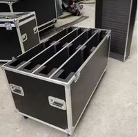 Étuis de transport pour téléviseurs en aluminium à coque rigide de taille personnalisable 55, 65, 75 et 85 pouces, étanches, professionnels, avec insert en matériau PE