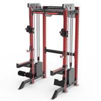 APEXHQ Équipement de fitness multifonction tout-en-un : Machine à câbles croisés, Machine Smith, Rack de squat, Exercices dorsaux
