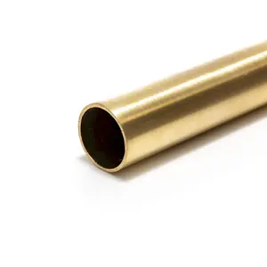 CDA230 brass pipe C23000 CuZn15 brass tube for condenser and heat exchanger