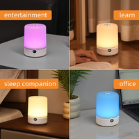 Nouvelle Lampe de Chevet LED Intelligente 2026 en ABS avec Contrôle Tactile Sans Fil et Éclairage RGB pour Chambre à Coucher